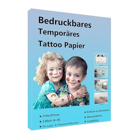 Bleidruck A4 Printable Tattoo Transfer Paper Cover