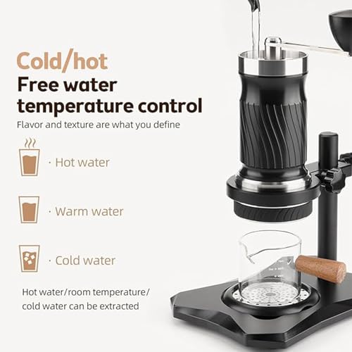 Tragbare Kaffeemaschine mit variablem Druck, handgekröpfte Espressomaschine, mit Aufbewahrungstasche, 9-12 bar variabler Druck, 100 ml Wassertankkapazität, für Reisen im Freien 5 Tragbare Kaffeemaschine mit variablem Druck, handgekröpfte Espressomaschine, mit Aufbewahrungstasche, 9-12 bar variabler Druck, 100 ml Wassertankkapazität, für Reisen im Freien