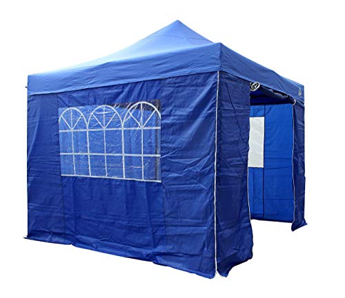 All Seasons Gazebos | 3x3m Pop Up Gazebo mit 4 Seitenwänden, Zubehörpaket & Rolltasche |...