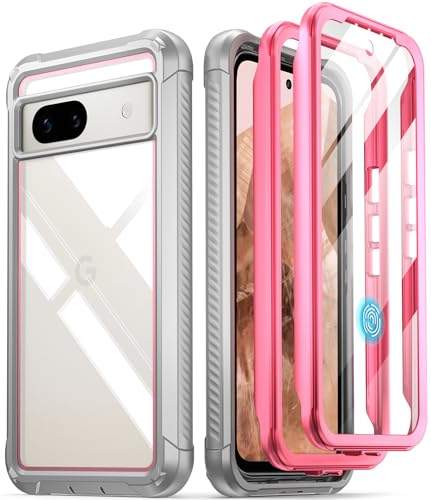 Coque Google Pixel 8A 5G Poetic Guardian avec protection d'écran intégrée antichoc