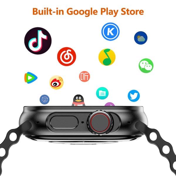 SE HUB CDs9 Premium Smartwatch, 4G SIM, 2.2-Inch AMOLED, 8GB RAM, - Image 2