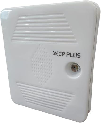 CP PLUS CCTV PVC Junction Box Rack – All-in-One Organizer for 4/8 Channel DVR/NVR, PoE Switch &amp; SMPS | 3 Fused Power Socke...