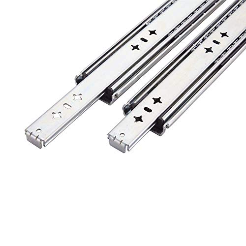 VESLA HOME 250 LB Hardware Ball Bearing Side Mount Full Extension Drawer Slides, Heavy Duty Slides, 1 Pair 22 Inches Length 2.08 Inches Wide - Thumbnail 3