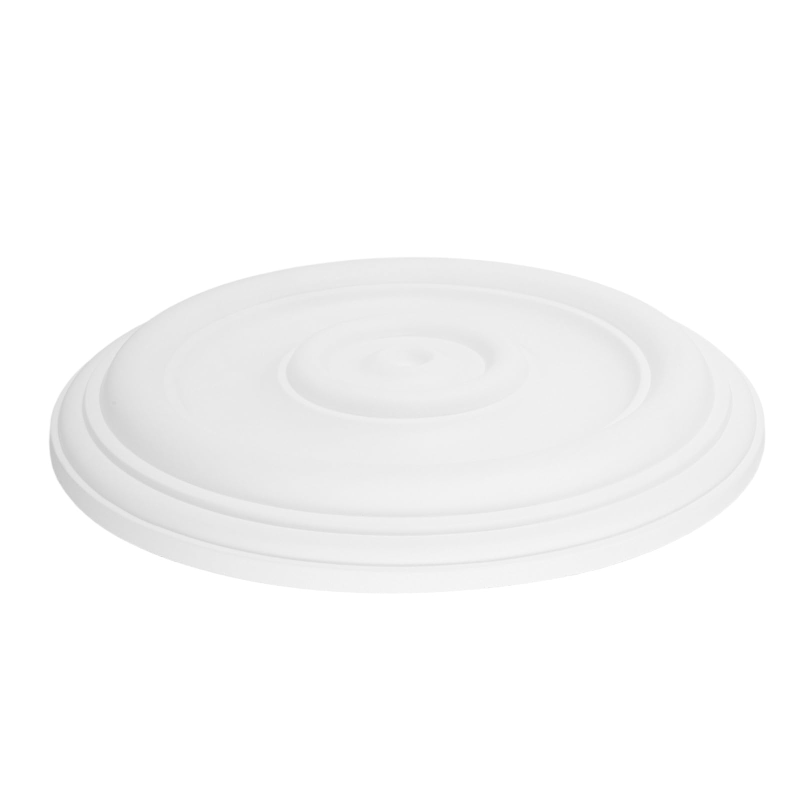 Médaillon de plafond en PU blanc moderne Abaodam pour la décoration des luminaires intérieurs