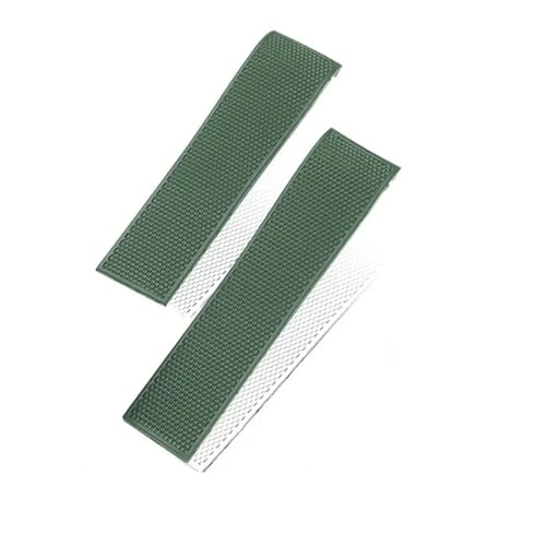 Bracelet silicone 21mm compatible montre Longines Conquest L3.742