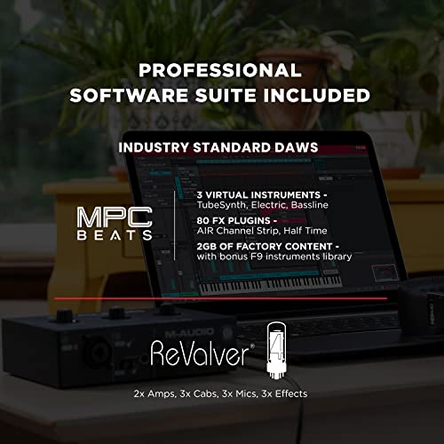 M-Audio M-Track Solo – Usb Audio Interface For Recording, Streaming And Podcasting With Xlr, Line And Di Inputs, Plus A Software Suite Included #TOP5