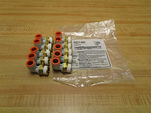 SMC KQ2L11-36AS connectors - kq2 fitting family kq2 3/8 - fitting, male elbow - package of 10