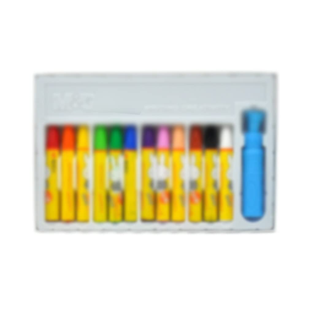 ASFD Drawing pens Washable Colorful Sticks Bright Oil Painting Sticks Children's Painting Crayons Water-Soluble Crayons Colour pens