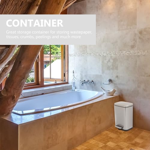 Papelera Pedal Acero Inoxidable 6L para Cocina y Baño miniatura 4