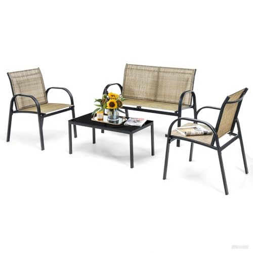 DORTALA 4 Piece Outdoor Furniture Set