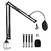 Soporte de Extensión de Micrófono, TONOR Brazo de Tijera de Suspensión con Pop Filtro, Adaptador 3/8" a 5/8", Clip de Micrófono, Abrazadera Extrafuerte actualidaza para Blue Yeti Snowball Ice (T30)