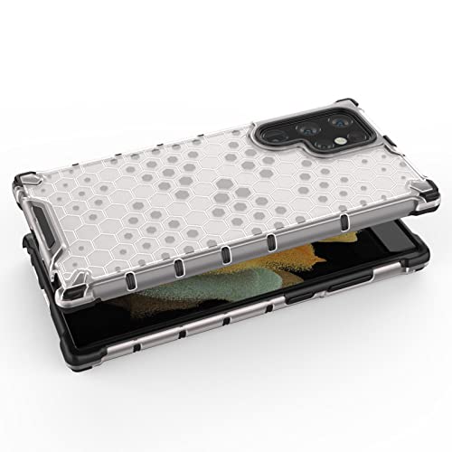 Image of Glasgow Back Case Cover Designed for Samsung Galaxy S22 Ultra 5G - Transparent
