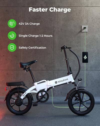 image for isinwheel Electric Bike for Adults 16