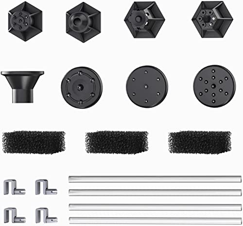 Solar Fountain Attachment(Wide)-8 Nozzles, 3 Filter Cottons, 4 Fixers Rods