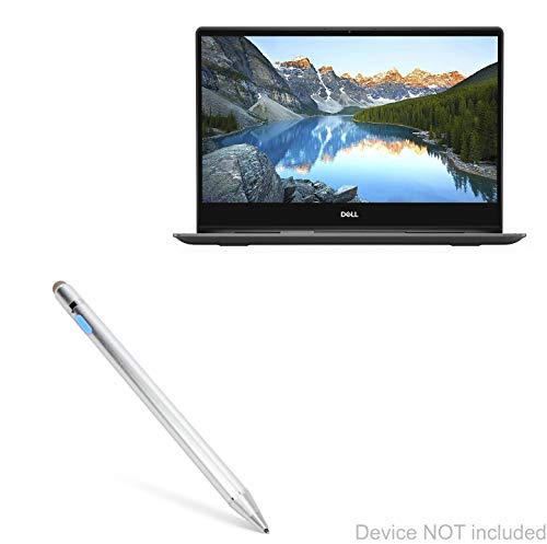 BoxWave Stylus Pen Compatible with Dell Inspiron 13 7391 2-in-1 (13.3 in) - AccuPoint Active Stylus, Electronic Stylus with Ultra Fine Tip for Dell Inspiron 13 7391 2-in-1 (13.3 in) - Metallic Silver