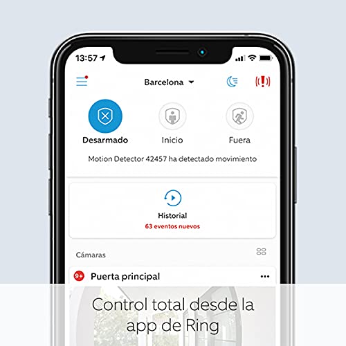 Videotimbre cableado exterior con vídeo HD y adaptador Ring 5