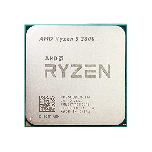 Hegem AMD Ryzen 5 2600 R5 2600 3,4 GHz Six cœurs Douze Fils 65 W Processeur YD2600BBM6IAF Socket AM4