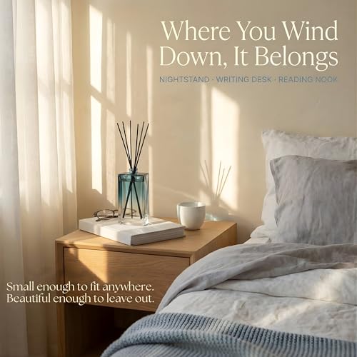 Reed Diffuser for Home Fragrance – Summer Sea Breeze Scent 100ml with Reed Sticks, Long Lasting Flameless Diffuser for Bathroom, Bedroom & Living Room Decor, Giftable Glass Bottle - Image 4