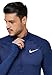 Nike Men's 1/2 Zip Element Running Top, Blue, M Regular US