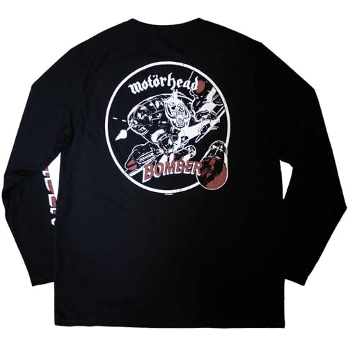Motorhead Bomber t-shirt à manches longues idéal pour les concerts et festivals