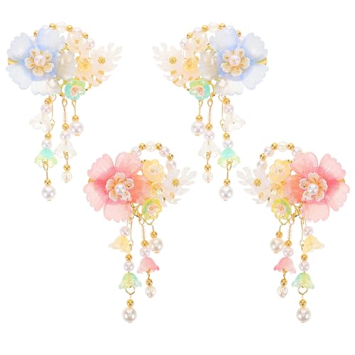 Pinzas de cabello con borlas chinas Artibetter para peinados vintage y eventos