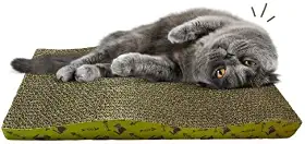 Arranhador Ondulado 42cm Para Gatos C/Catnip