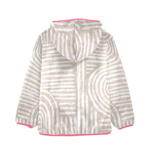 Light Yellow Stripes Sherpa Fleece Girls2