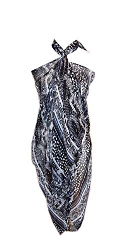 Scarf_tradinginc Cotton Flower Paisley Pareo Sarong Swimsuite Cover up