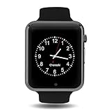 Bluetooth Smartwatch [Correa Suave], LATEC Reloj de Pulsera Deportivo con Pantalla táctil. smartwatch soporta Tarjetas SIM/Tarjetas TF (Micro SD), podómetro, para Android teléfonos Inteligentes