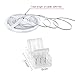 RGBZONE 3 Pin 8mm LED Connector Kit with 10pcs LED Connectors and 32.8ft 3 Pin Extension Wire for 8mm IP20 IP65 SMD 5050 Dream Color LED Strip Lights WS2811 WS2812B