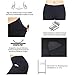 Zinmore Women's Running Cycling Shorts Exercise Workout Yoga Shorts Half Pants with Pockets Black XL