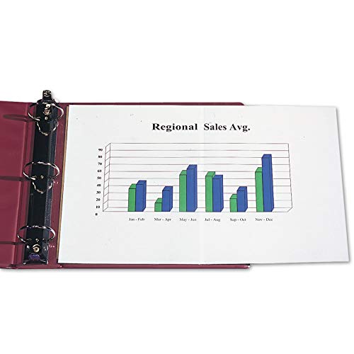 C-Line, CLI62237, Panoramic Fold-Out Sheet Protectors, 25 / Box, Clear, 17 X 11