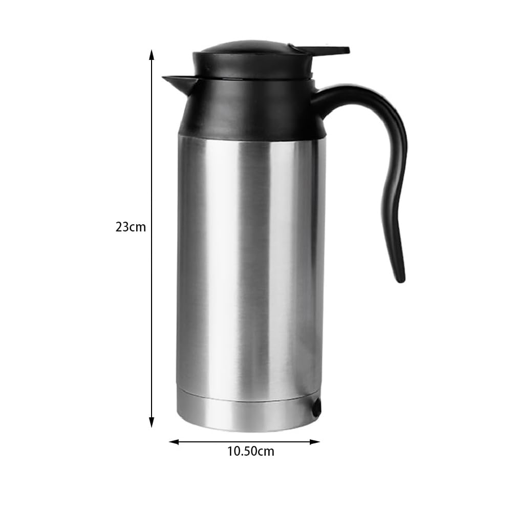 750 ml Bollitore per acqua elettrico da auto 12 V per accendisigari - Sistema rapido di acqua calda per caffè in viaggio