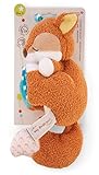 MY FIRST NICI - Mit niedlichen Schlafaugen und super-soften Material ist Fuchs Finni aus der MyFirstNICI Kollektion Kuscheltier, Einschlafhilfe und Tröster in einem; Der entzückende, rotbraune Fuchs 23cm mit langem Fuchsschwanz und Farb- und Musterakzenten in Weiß und Türkis, liegt schlafend auf der Seite und verzaubert mit einem liebevollen Design