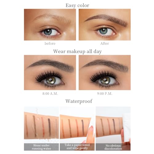 Microblading-Stift Gl-Turelifes Augenbrauenstift mit 4 Spitzen