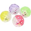 35036 Pk4 Jingle Balls Bonka Bird Toys Colorful Plastic Durable Parrot, Parrotlet, Budgie, Quaker, Cockatiel, Parakeet…