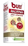 Buer Lecithin plus Vitamine: Sojalecithin Liquid mit Vitamin B2, B6, B12, B3 und B5 für mehr Energie und Leistungsfähigkeit, 750 ml