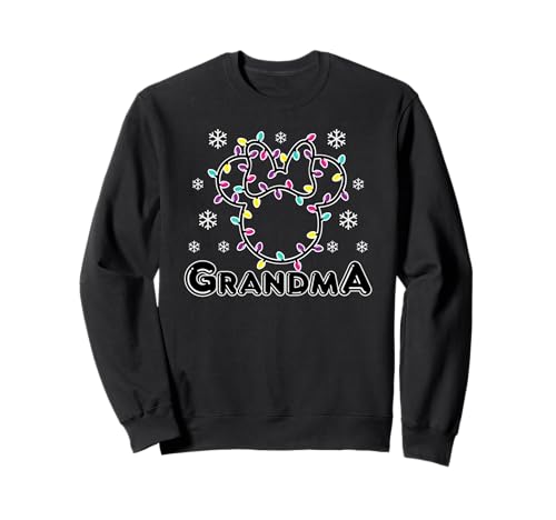 Sweat Disney Minnie Holiday Grandma idéal pour les moments chaleureux en famille