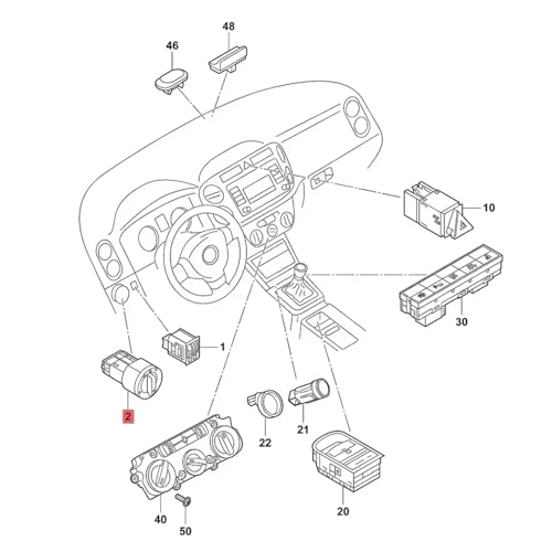 Interruptor del faro automatico 5ND941431X sensor luz compatible con GTI MK5 MK6 2006 4
