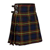 Allsafe Traders Scottish Men's 5 Yard Tartan Kilt, Highland Wedding Kilt...