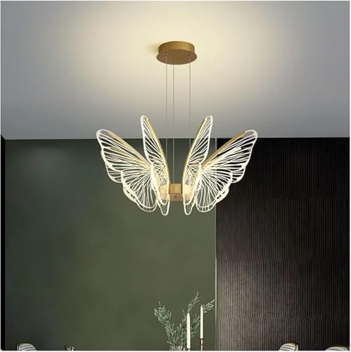 Lustre papillon en acrylique et lampe suspendue design - 3