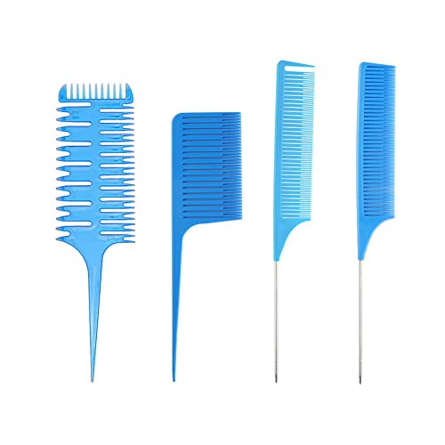 Set de Peines Rat Tail para Estilistas (4 Piezas) miniatura 1