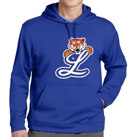 Peligro Sports Dominican Baseball Team - Tigres del Licey Hoody Tigre Logo (Medium, Royal Blue) Cover