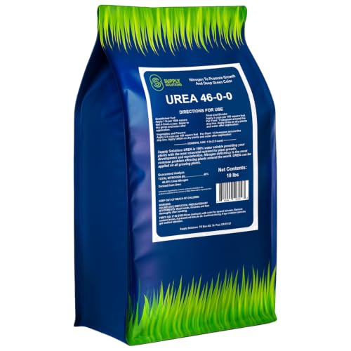 Image of Supply Solutions Urea 46-0-0 Nitrogen Fertilizer to Stimulate Lush Growth and Deep Green Color - Plant Food Plant Fertilizer for Plants Lawn Garden - Bloom Booster for Flowers, Fruits (10lbs)