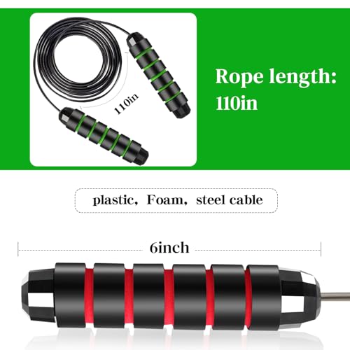 24 Pack Jump Ropes, Tangle-Free Speed Jumping Ropes with Foam Handles for Women Men Kids, Adjustable Skipping Ropes for Fitness Workout Slim Body - Image 4