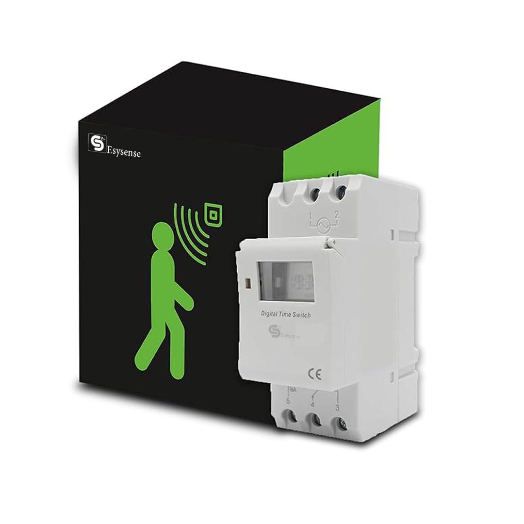 ESYSENSE (ESY-TC32) : 16/240V AC Programmable Daily/Weekly Digital LCD Display Control Counter/Time Timer Relay Switch: DIN Rail Type-image-16