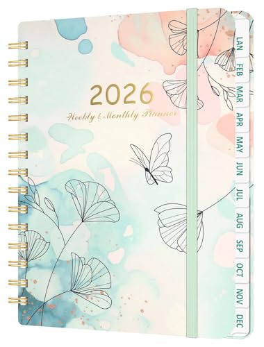 2026 Weekly and Monthly Planner - 2026 Hardcover Calendar Planner...