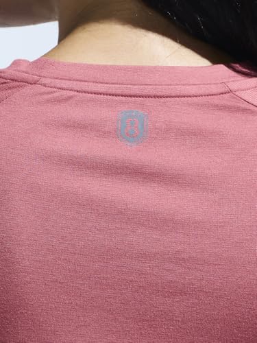 Image of Women's Stretchable Raglan Full Sleeve Graphic Print TEE for Everyday WEAR | Moisture-Wicking TEES for Girls | Women Smooth and Soft Finish Tshirt | Full Length Yoga Tshirt for Girls