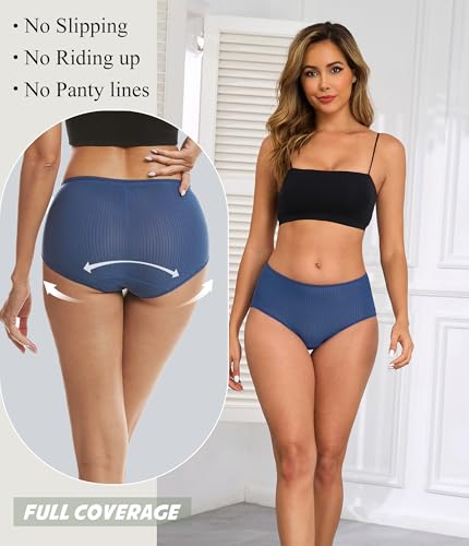 ANLIQI Quick Dry Underwear for Women Travel Panties Pack Nylon Hipster Panty Soft&Lightweight Bikini Brief Stay Fresh Undies3