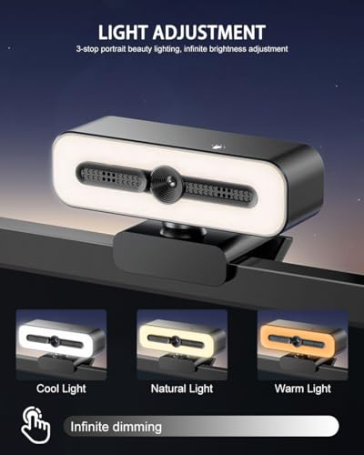 Webcam pour PC idéale pour le télétravail et streaming